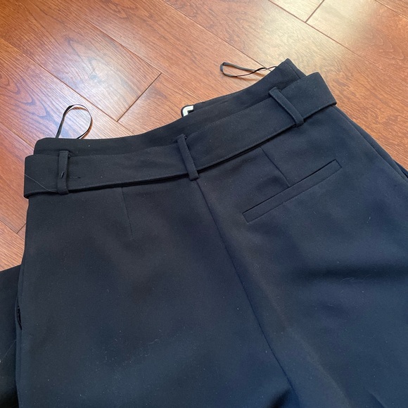 topshop formal office wear pants with attached belt - Picture 3 of 3